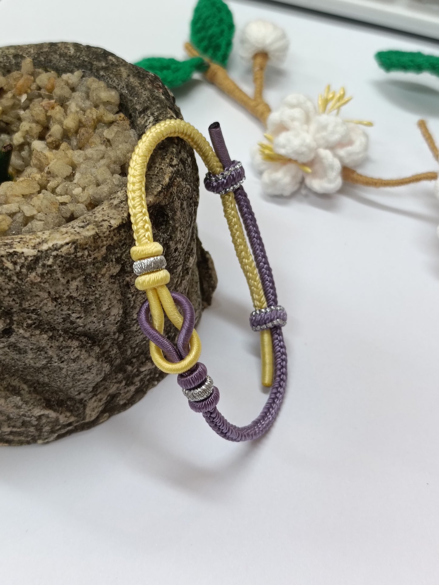 3mm Purple and Yellow Never Apart