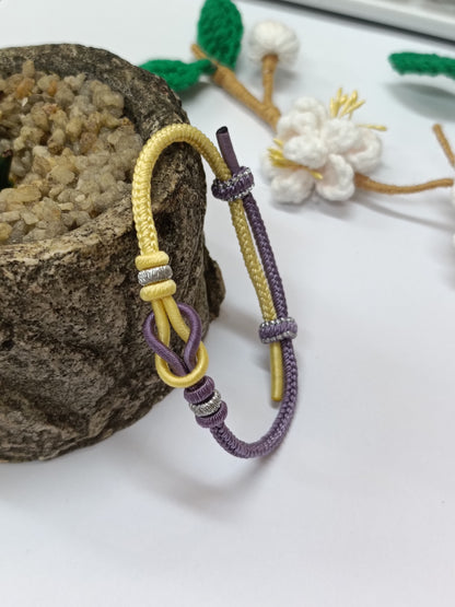 3mm Purple and Yellow Never Apart