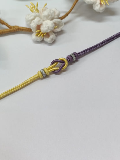 3mm Purple and Yellow Never Apart
