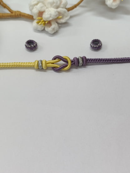 3mm Purple and Yellow Never Apart